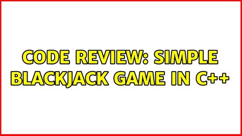 blackjack in c++|simple.